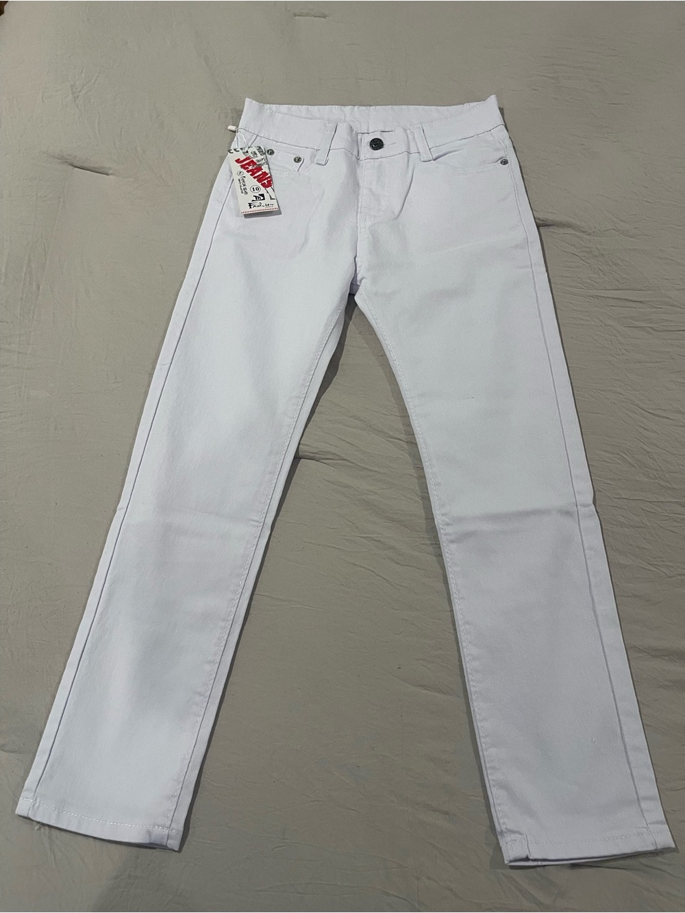 Fashion Jeans NWT White Stretch Cropped Jeans Women’s Size 10